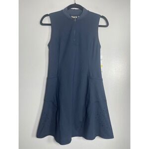 ZELLA All Day Active Dress Small Navy Blue NEW Tennis Pickleball Sporty Casual